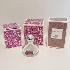 Coach Poppy Empty Perfume Bottle & 3 Boxes